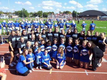 with cheer
