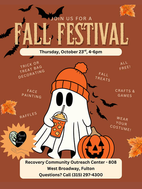 fall festival friends recovery 10.23.2025