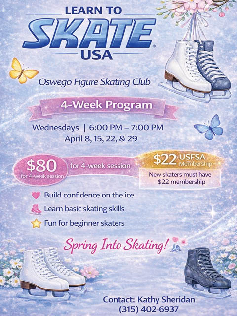 learn to skate usa oswego figure skating club classes spring 2026