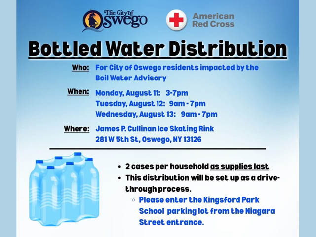 City of Oswego Announces Water Distribution for Residents Impacted by Boil Water Advisory