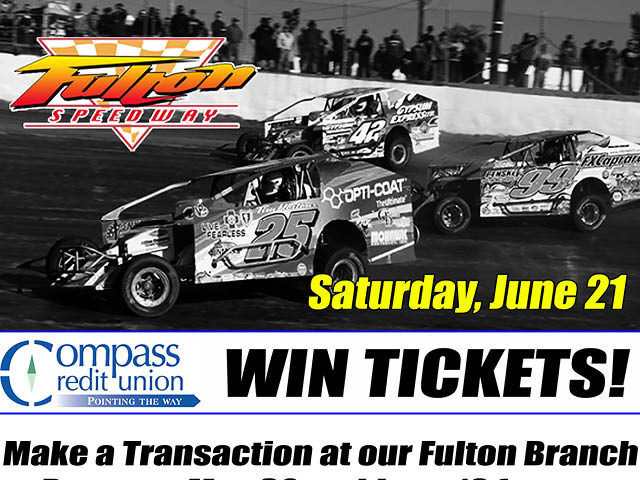 Win VIP Tickets to Fulton Speedway at Compass Federal Credit Union