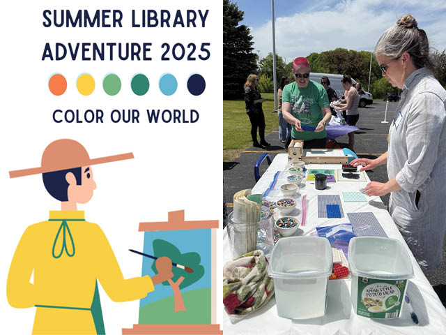 Summer Library Adventure 2025 color our world