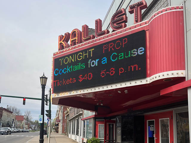 The Kallet Theater in downtown Pulaski