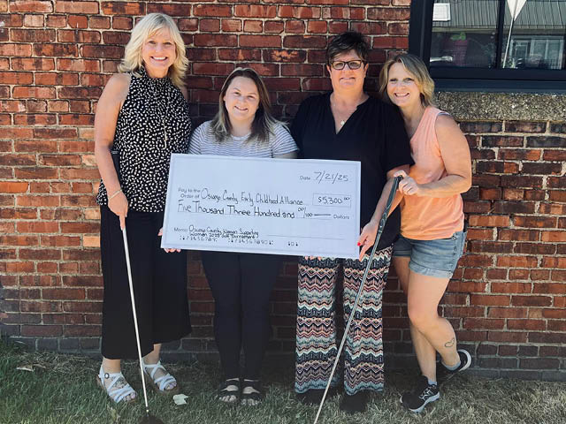 Pictured from left are Sandy Shue, Sidney Carter, Lynn Kistner and Lisa Reed.
