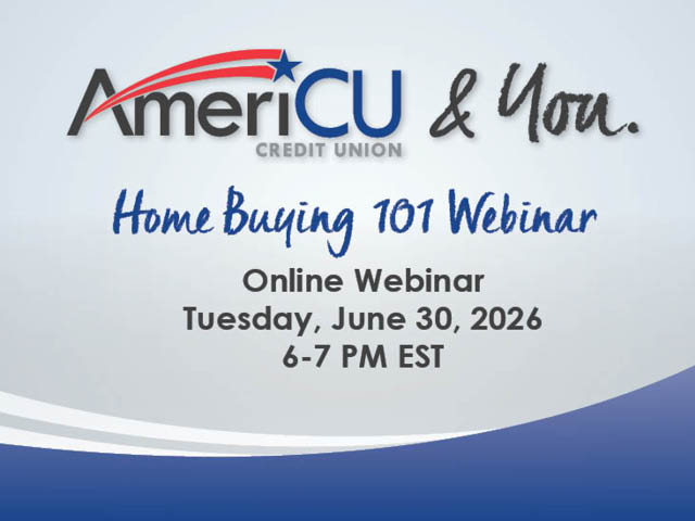 AmeriCU Credit Union Helps Homebuyers Save with Free Virtual Seminar and $400 Closing Cost Rebate