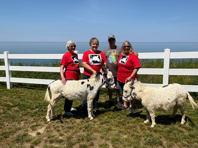 Brayhope Farm Brought Donkey & Goat Therapy to 2026 Oswego County Senior Camp Retreat June 9, 2026