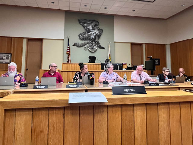 Photo of the Fulton Common Council in its chambers