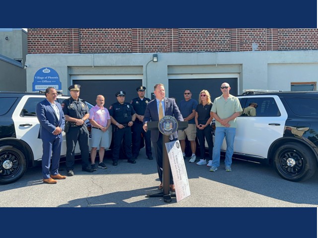 Senator Ryan Awards $60,000 to the Village of Phoenix Police Department