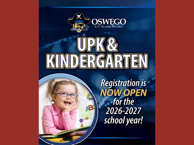 UPK and Kindergarten registration now open graphic from OCSD