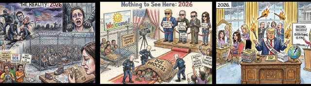 political cartoons truth in turmoil 2.9.26