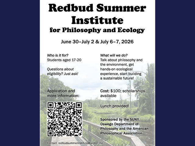 Flyer for Redbud Summer Institute