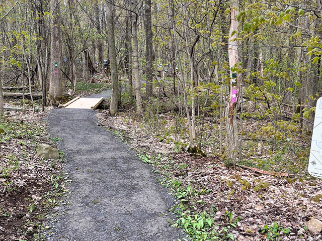 Photo of accessible trail at Rice Creek Field Station
