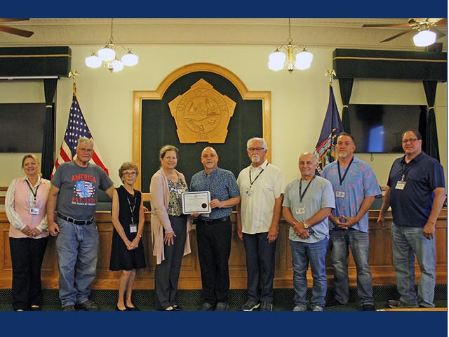  Oswego County Recognizes Proctor for 15 Years of Service 