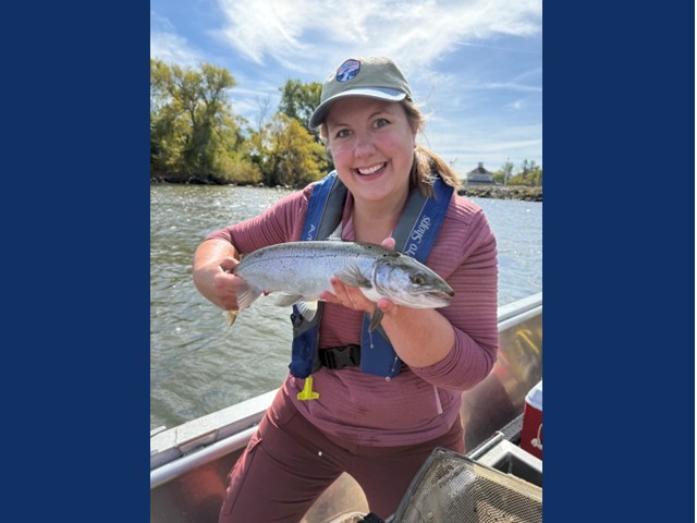 Sanctuary Speaker Series Features “Great Lakes Fishes: Tracking Lake Trout” with New York Sea Grant’s Great Lakes Fisheries & Ecosystem Specialist Stacy Furgal