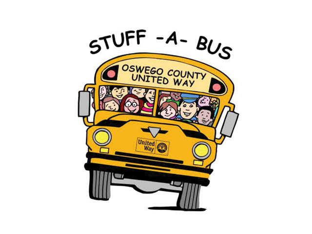 Compass Federal Credit Union Partners with United Way of Oswego County's Stuff-A-Bus Program