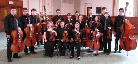 oswego community youth orchestra group photo