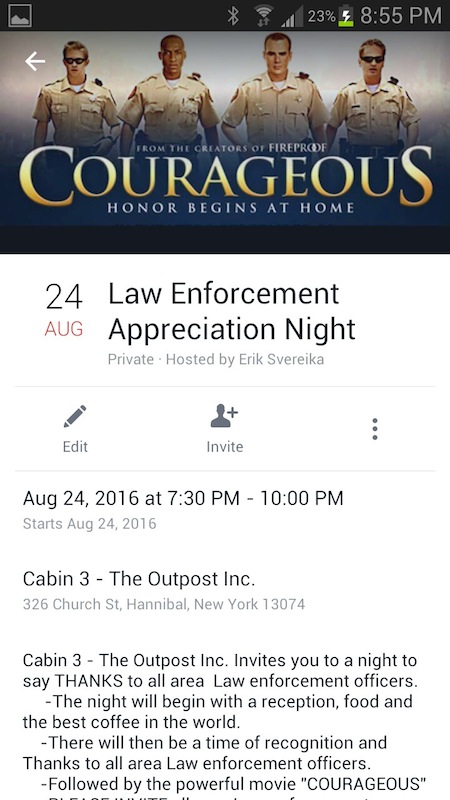 Law Enforcement Appreciation Night