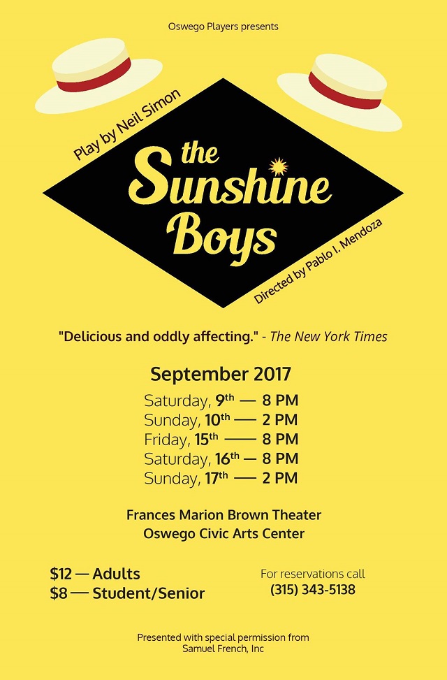 Sunshine Boys Oswego Players