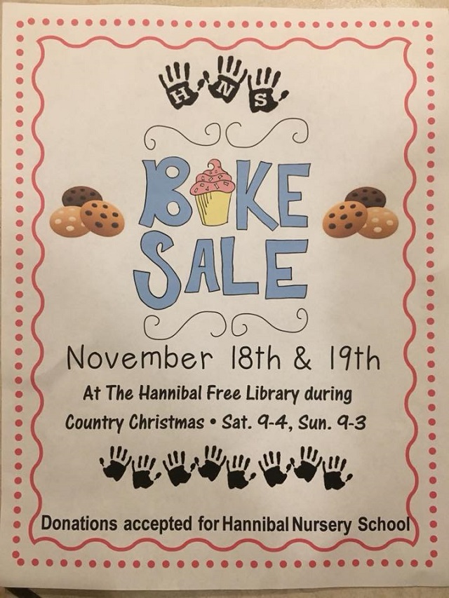 hannibal nursery bake sale