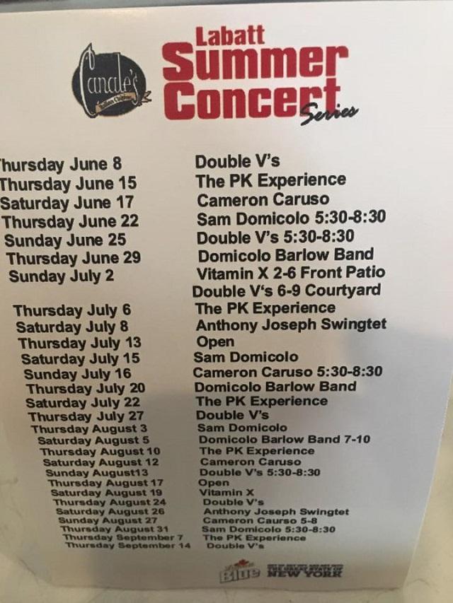 labatts summer concert