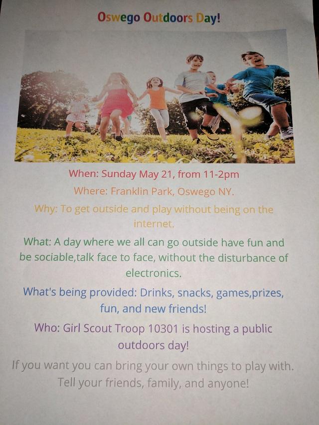 oswego outdoor day
