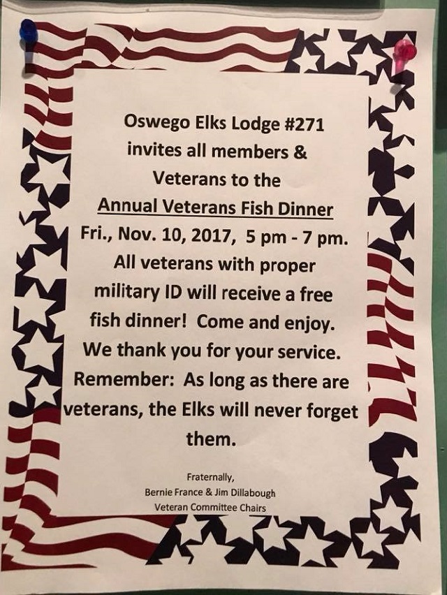 vets fish dinner elks