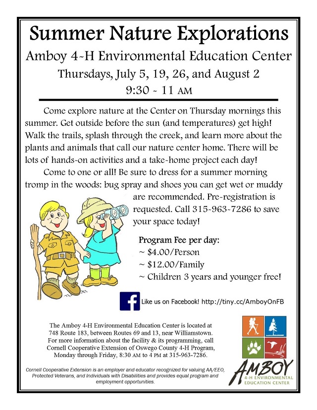 4h summer nature explortions