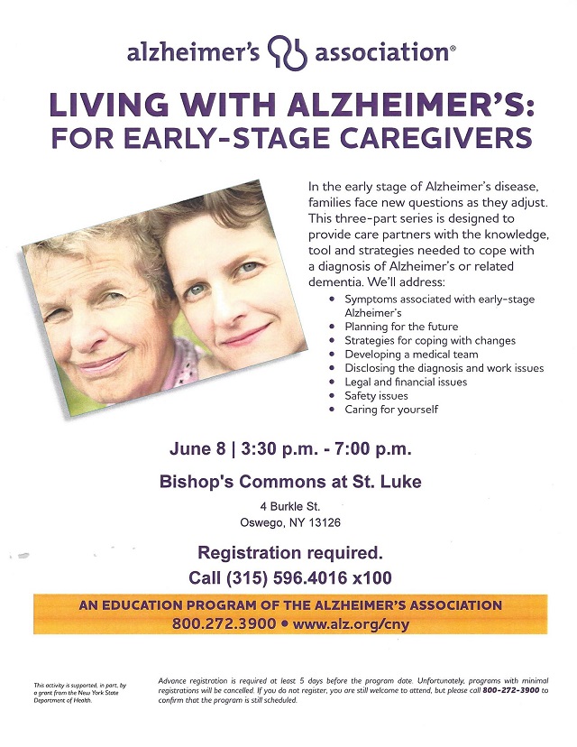 Alzheimers workshop