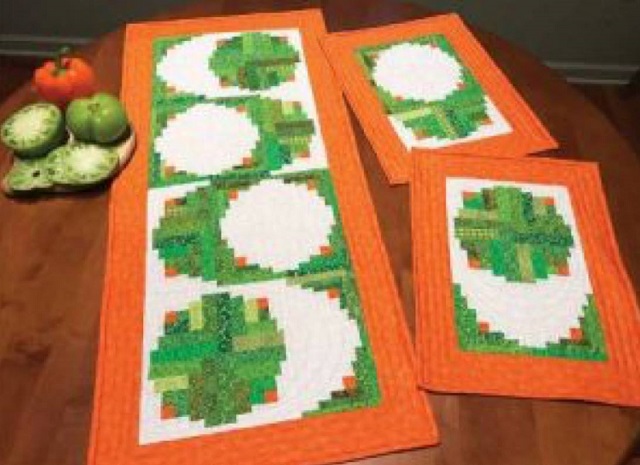 QWP Fried Green Tomatoe Table Runners