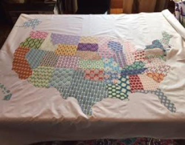 QWP Map Quilt