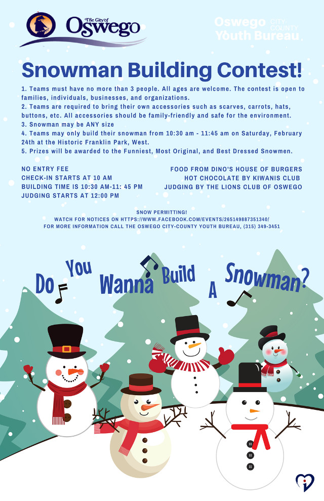 Snowman Contest OCCYB