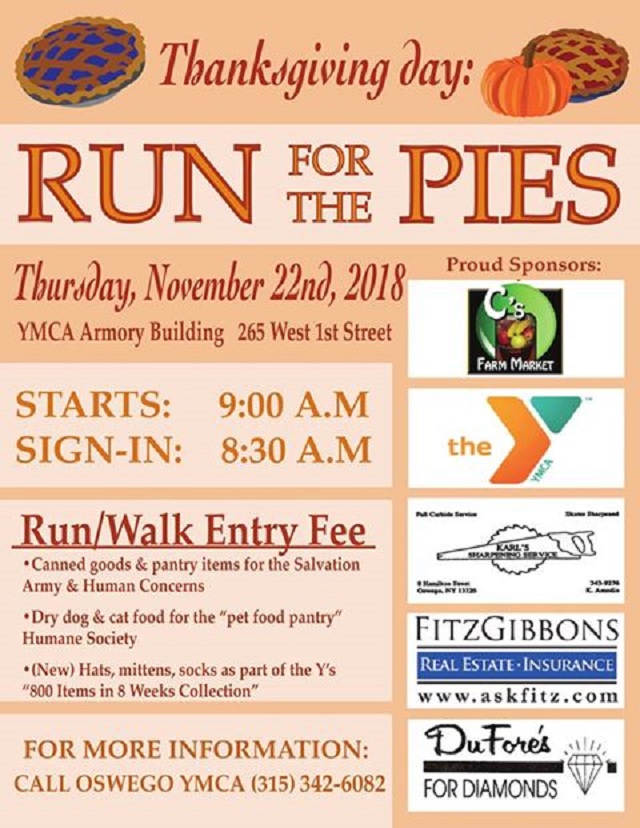 YMCA run for the pies