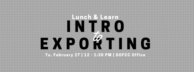 introduction to exporting GOFCC