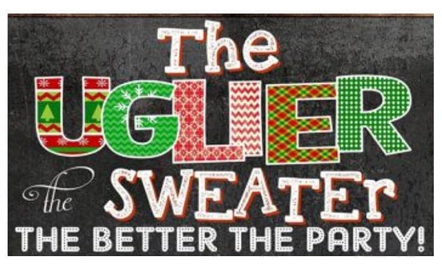 malone ugly sweater contest