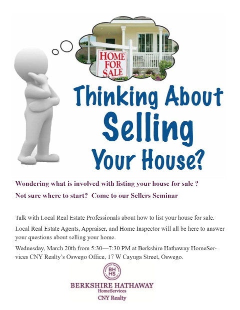 Home Seller Seminar Mar 20th