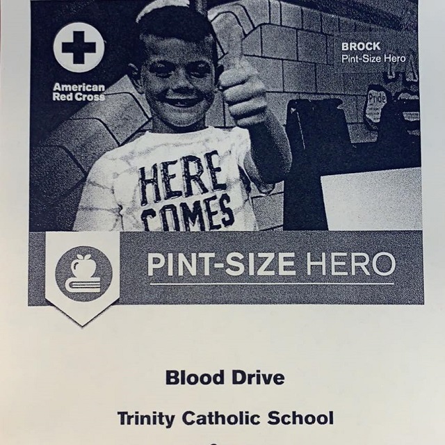 Trinity Catholic School Blood Drive