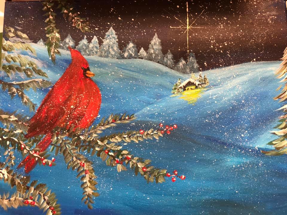 connection point holiday painting