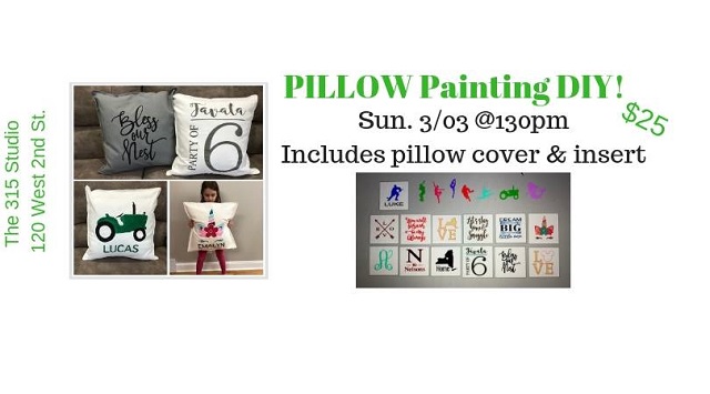 pillow painting