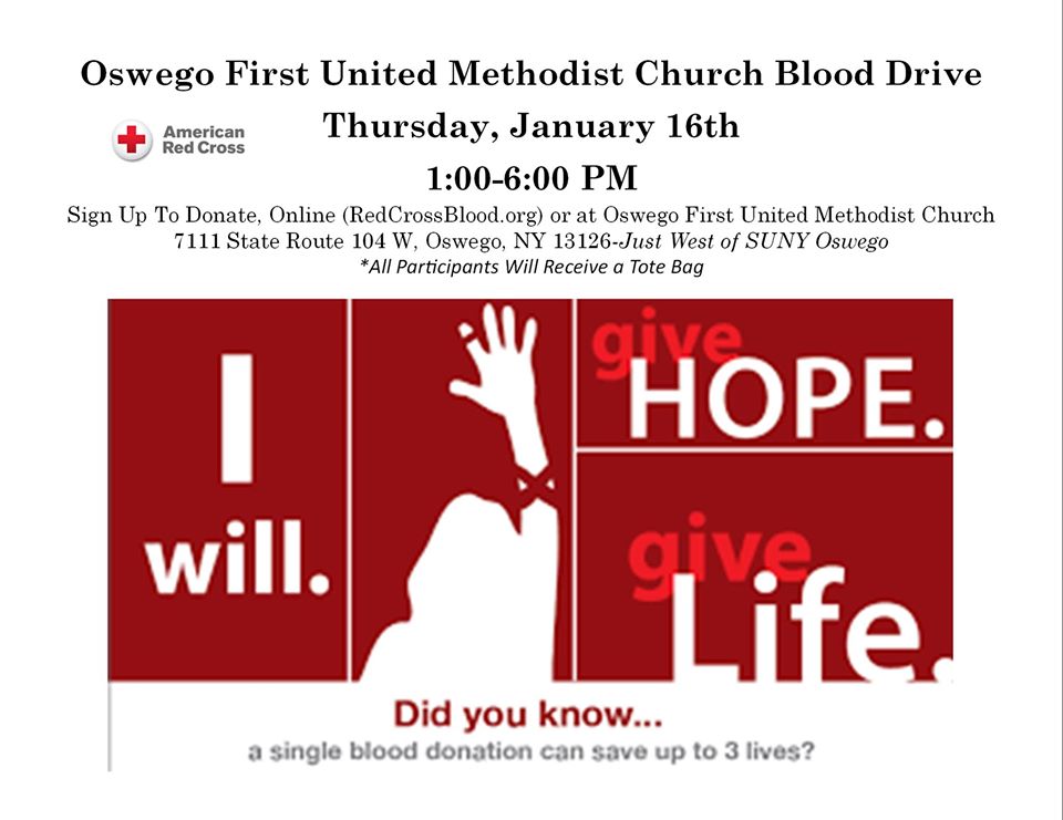 blood drive jan 16