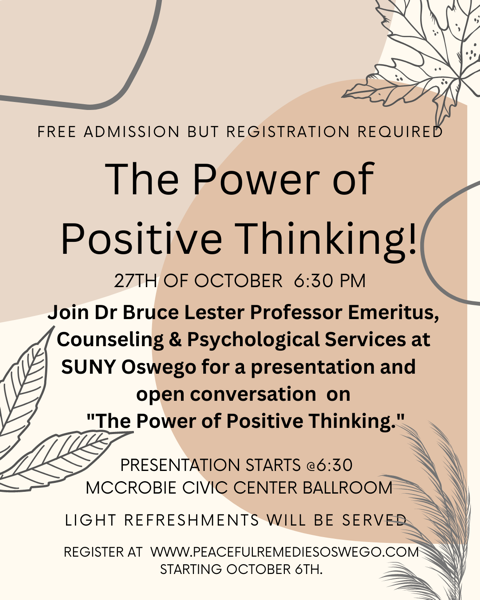 Positive thinking
