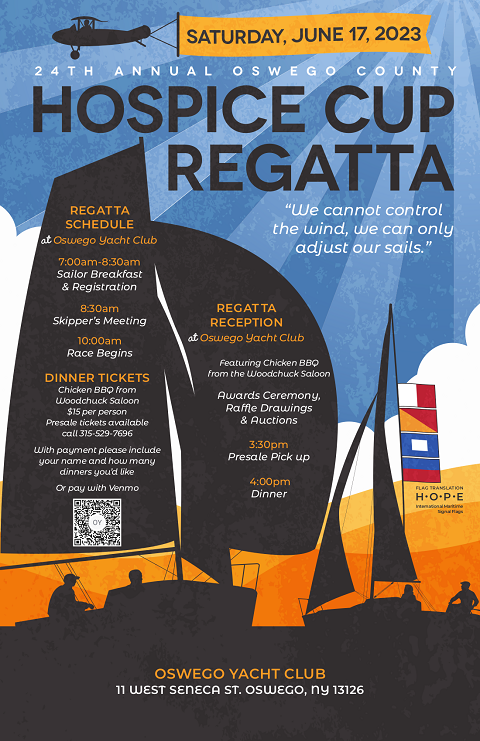 2023 Hospice Regatta Poster 