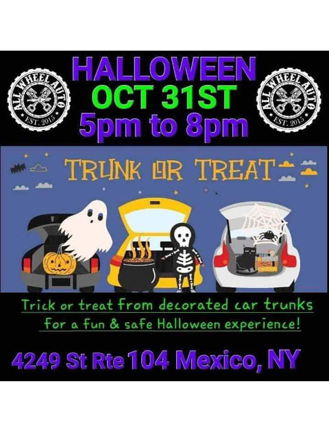 All Wheel Auto Trunk or Treat Mexico 10.31.2023
