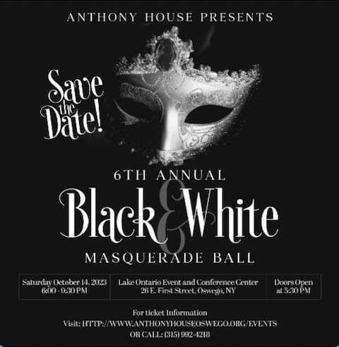 Anthony House Black and White Masquerade Ball 10.14