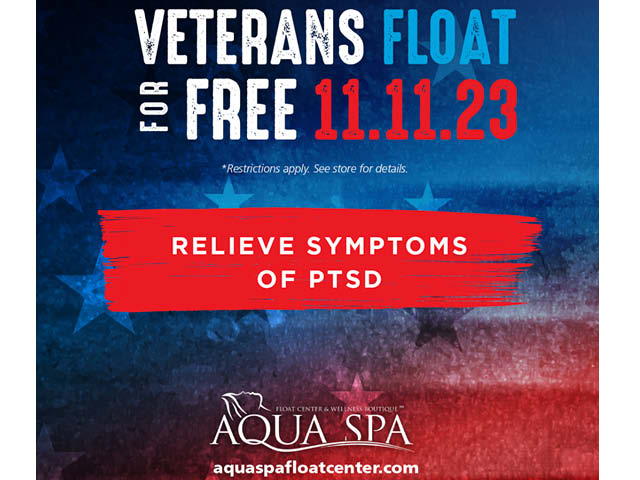 Aqua Spa Free Floats for Vets 11.11.2023