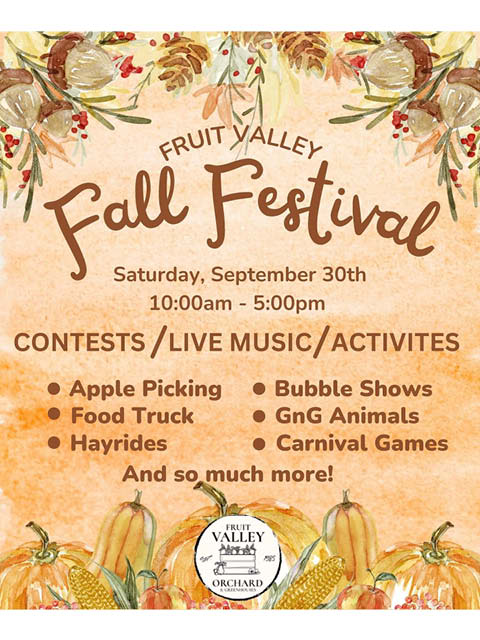 Fruit Valley Fall Festival 9.30