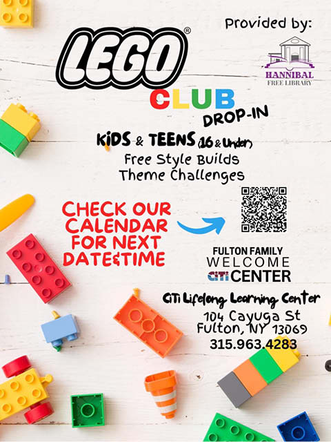Fulton Family Welcome Center LEGO Club Drop In 10.20.23