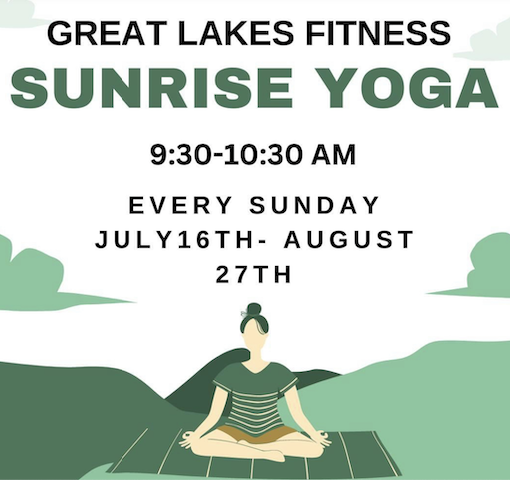 Great Lakes Fitness Sunrise Yoga 8.2023