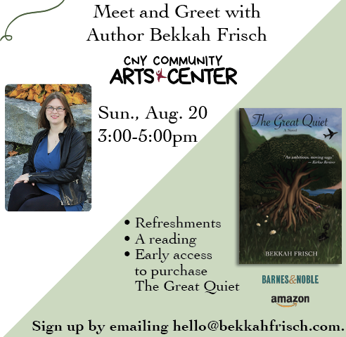 Meet and Greet Bekkah Frisch August 20th
