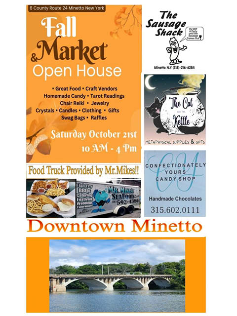 Minetto Fall Market Open House 10.21