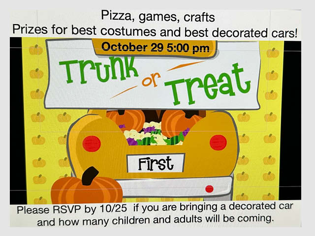 Oswego FUMC Trunk or Treat 10.29.2023